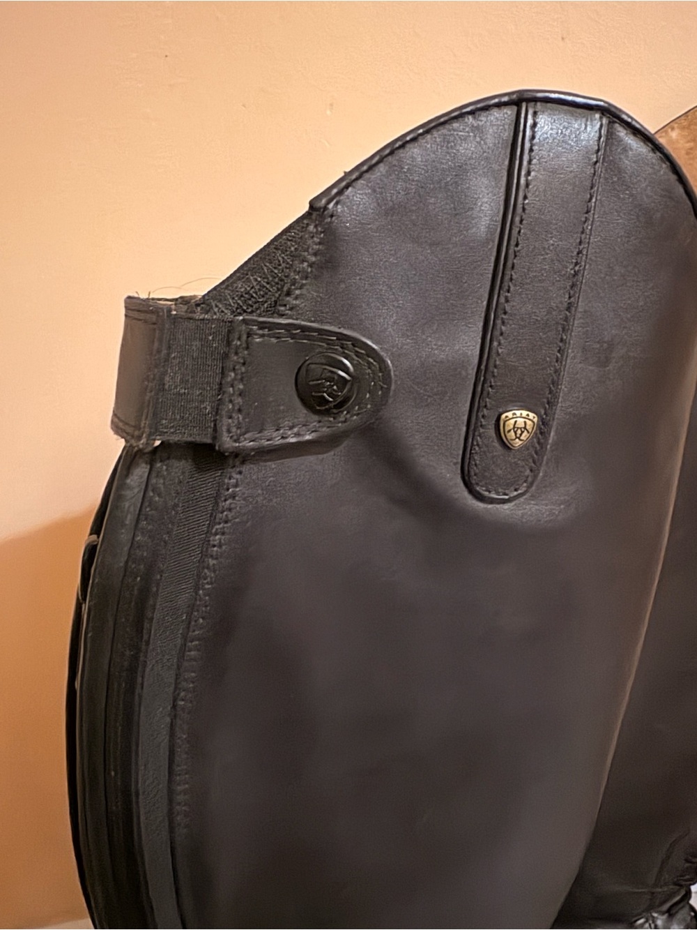 Ariat Heritage Contour II Field Zip Tall Riding Boots in Black - Picture 6 of 16